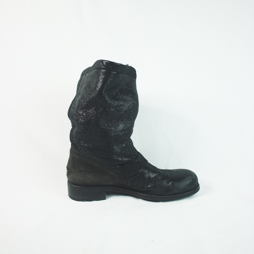 Jimmy Choo Women's Biker Boots in Black 8 - Picture 6 of 11